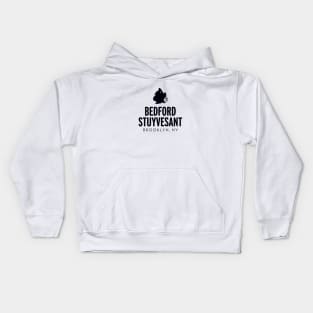 Bedford Stuyvesant (black) Kids Hoodie